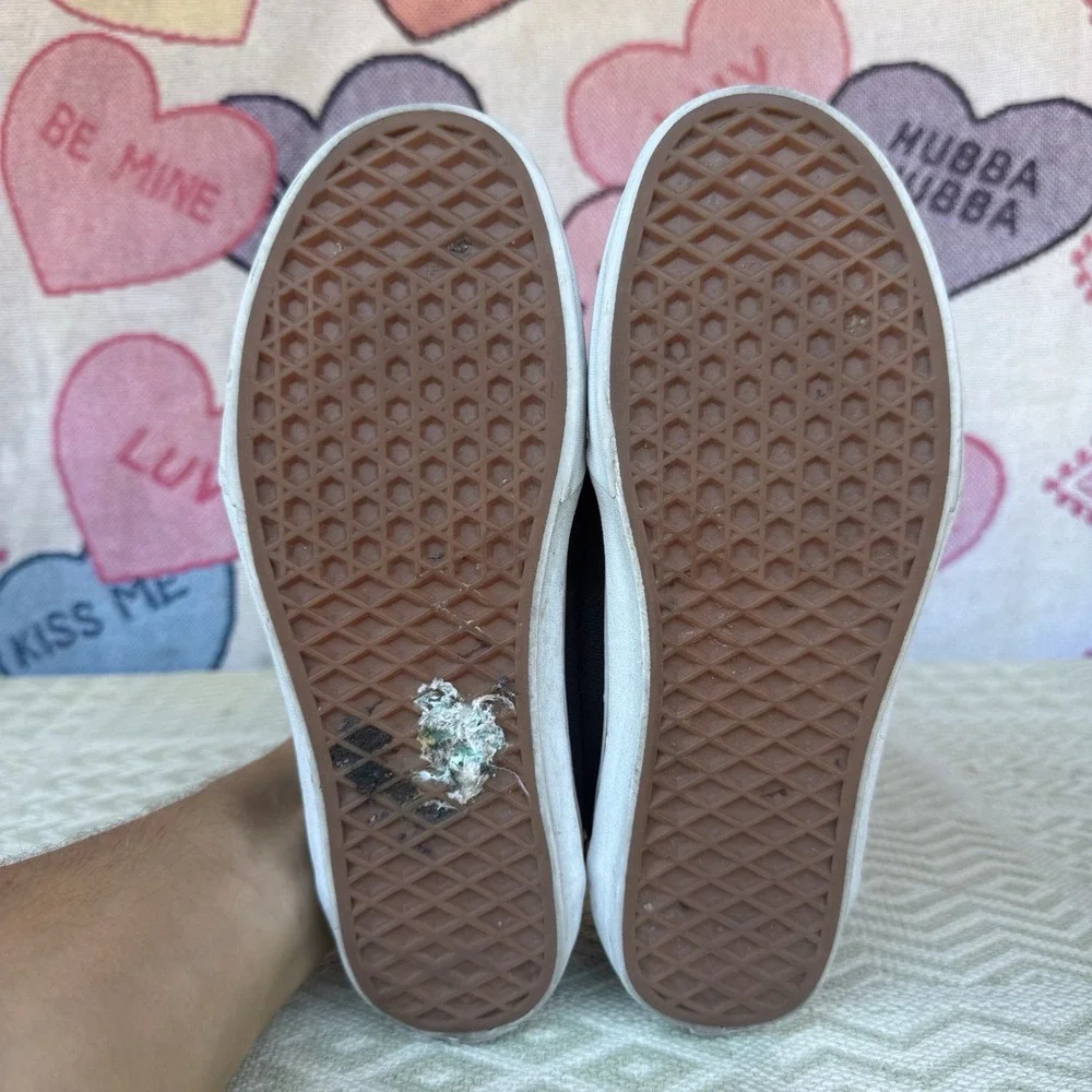 Size 7 - VANS Chukka‎ Low (Denim) Black White Sneakers